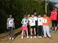 la catégorie éveil avant le départ de la course de 1km