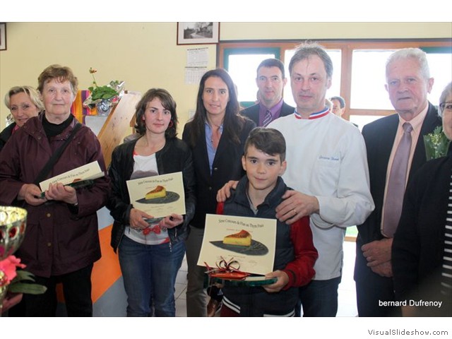 les vainqueurs du concours de flan récompensés 