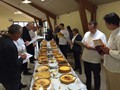 Le jury du flan en plein exercice