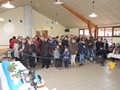 le public nombreux pour les discours