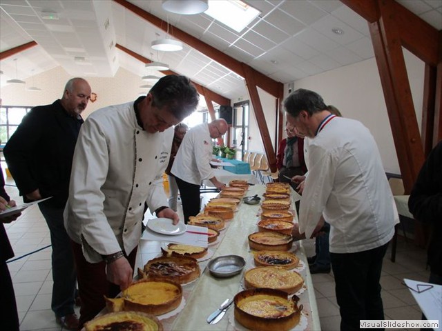 ...en plein exercice...