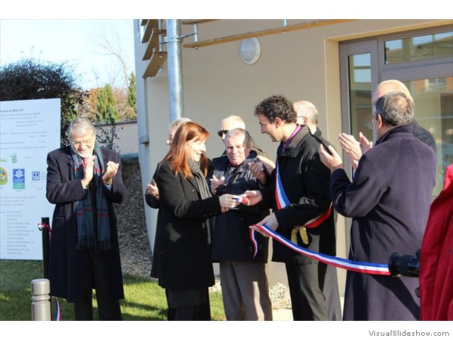 inauguration de la salle socio culturelle<br/>
