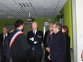 les personnalités visitant la salle