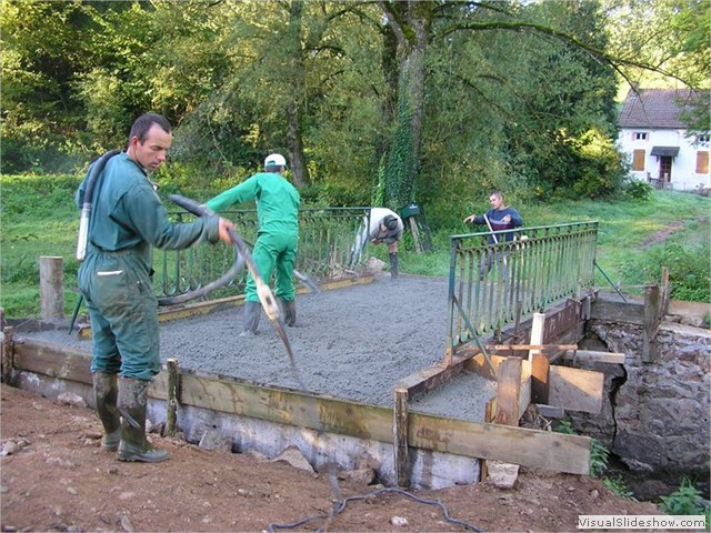 réfection du pont de Moulin Bêche